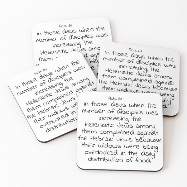 Item preview, Bible verse: Acts 6:1 designed and sold by john-3-16.