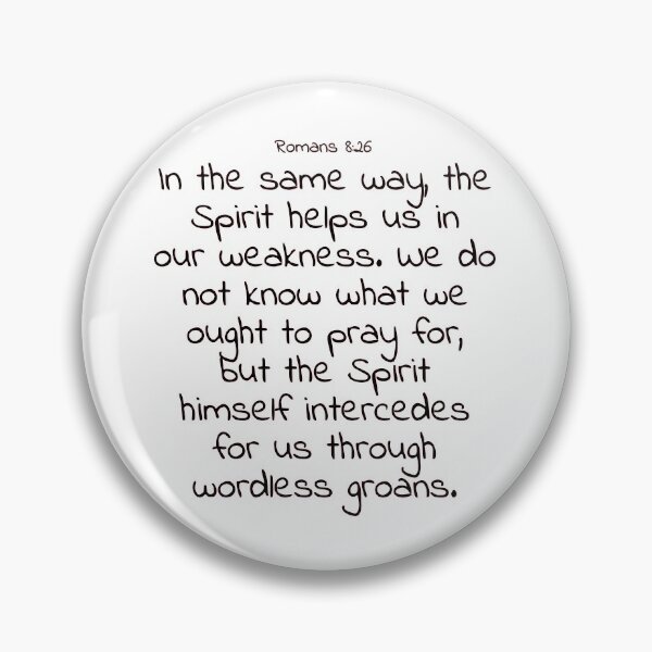 Item preview, Bible verse: Romans 8:26 designed and sold by john-3-16.