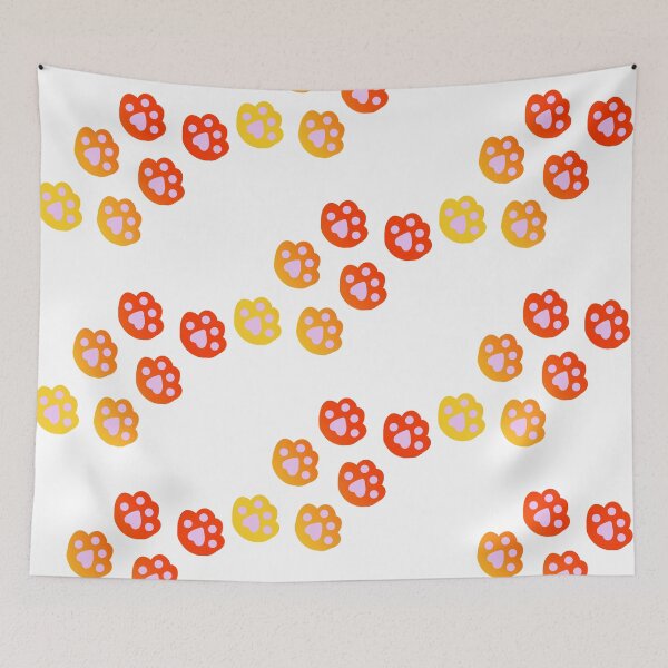 Item preview, Rainbow Cat Tracks, Cat Footprint, Cute Cat designed and sold by hvasilevshop.