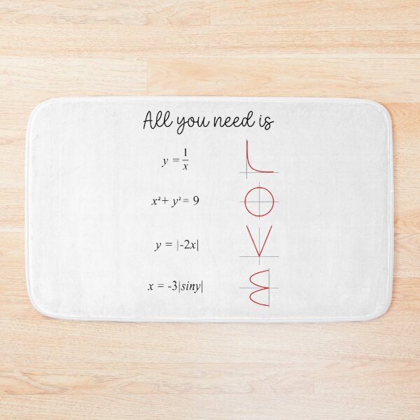 Item preview, All you need is love by maths equations designed and sold by labstud.