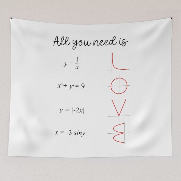 Item preview, All you need is love by maths equations designed and sold by labstud.