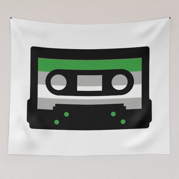 Item preview, Pride Cassette - Greyromantic designed and sold by thesassypanda.