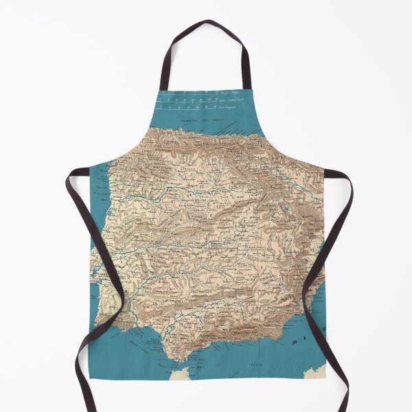 Item preview, Old Spain and Portugal Map (1846) Vintage Iberian Peninsula Atlas designed and sold by BravuraMedia.