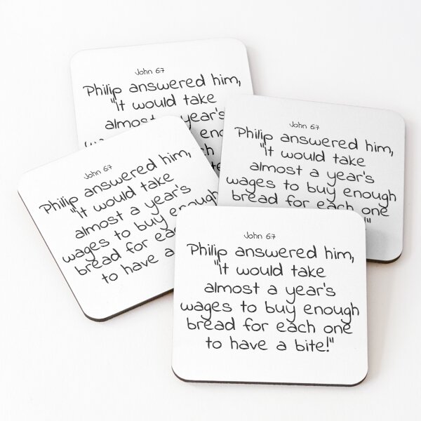 Item preview, Bible verse: John 6:7 designed and sold by john-3-16.
