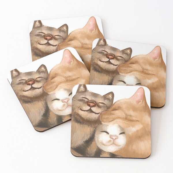 Item preview, Three cute cat huggs designed and sold by darkmoonlight-.