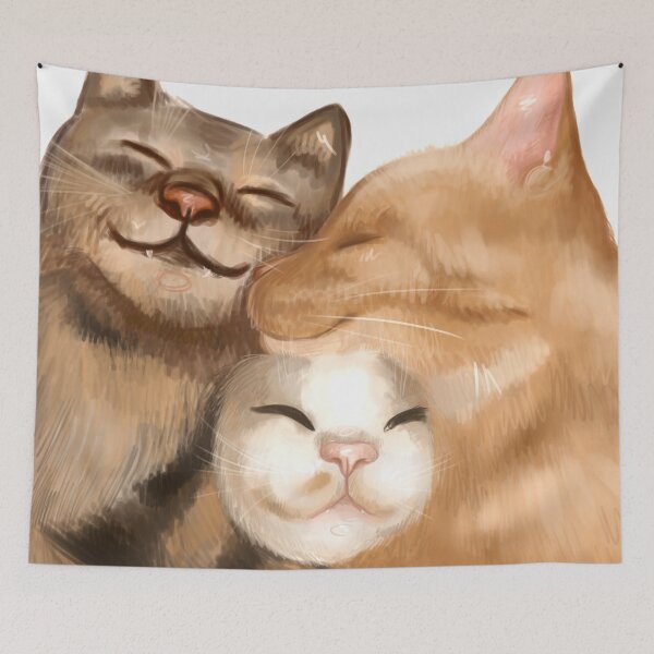 Item preview, Three cute cat huggs designed and sold by darkmoonlight-.