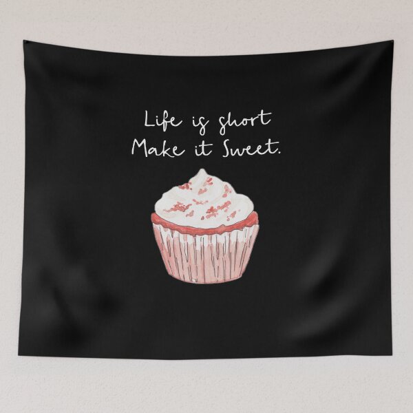 Item preview, Life Is Short Make It Sweet // Strawberry Cupcake designed and sold by sunnyxvibesss.