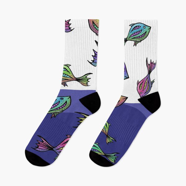 Item preview, Amazing sea fishes pattern designed and sold by hvasilevshop.