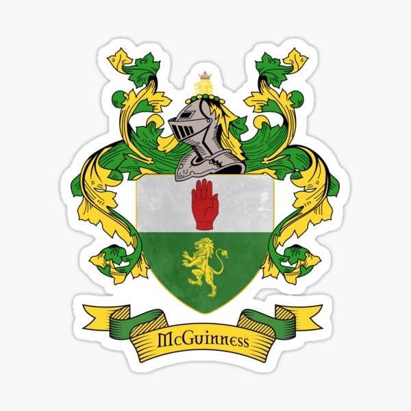 Item preview, McGuinness Coat of Arms | McGuinness Family Crest designed and sold by chuppys.