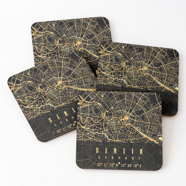 Item preview, Berlin Map Germany designed and sold by hatimelhag.