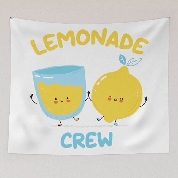 Item preview, Lemonade Crew Cute Lemon and Lemonade designed and sold by AnastasiaDesign.