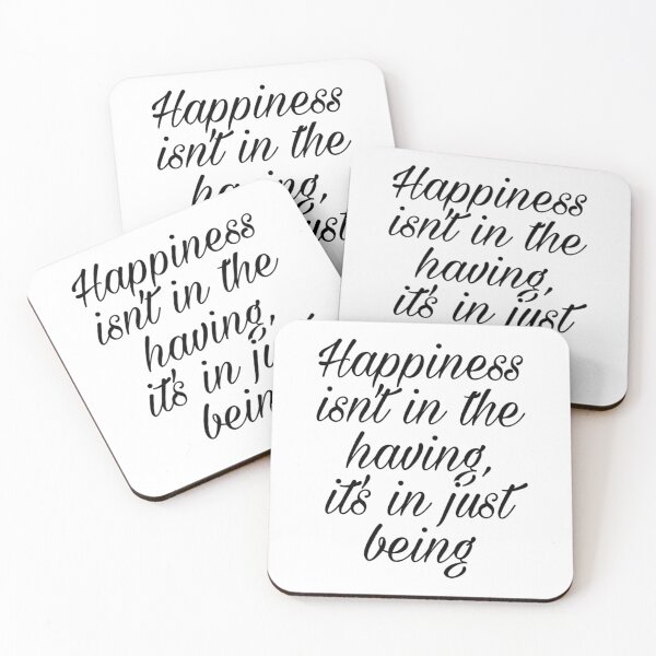 Item preview, happiness isn't in the having designed and sold by longlivethesnek.