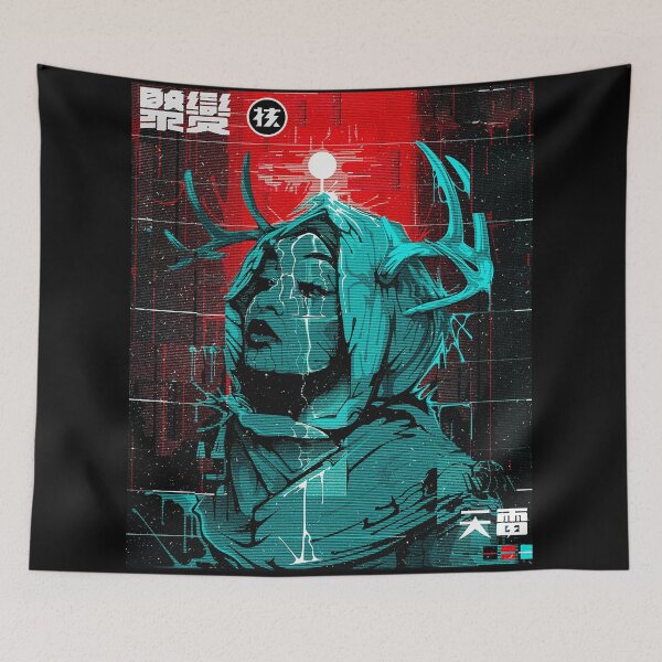 Item preview, Cyberpunk Glitch Girl Urban Style Design designed and sold by OWLvision33.