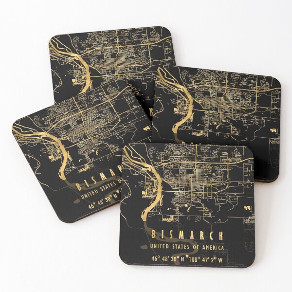 Item preview, Bismarck Map USA designed and sold by hatimelhag.