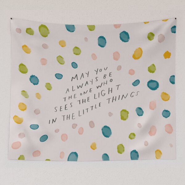 Item preview, May you always be the one to see the Light in the little things - inspirational quote designed and sold by morgansgoods.