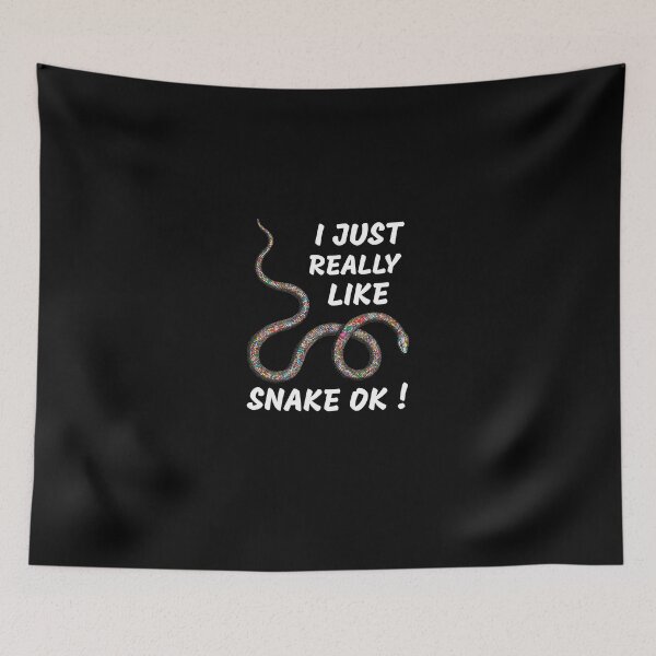 Item preview, I Just Really Like Snake Ok - Funny Animals Gift designed and sold by medbdj.