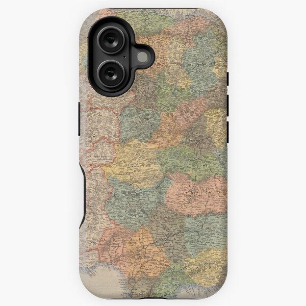 Item preview, Old Spain Map (1892) Vintage Spanish Family Crests Chart designed and sold by BravuraMedia.