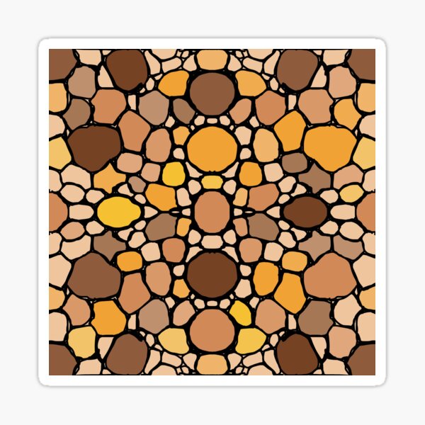 Item preview, Crazy paving design (brown)  designed and sold by Pittstop.