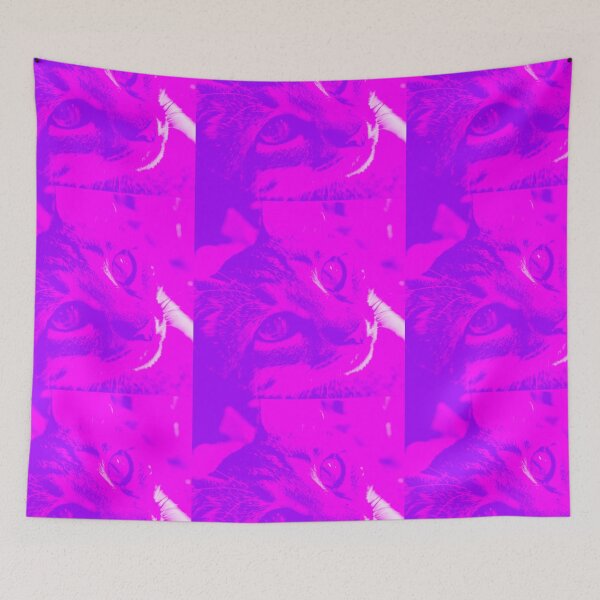 Item preview,  pink autistic cat 5 designed and sold by madelynhatter.