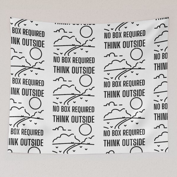 Item preview, Think Outside No Box Required designed and sold by SweetAndSpice.