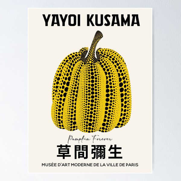 Yayoi Kusama soft sculpture pumpkin keyring, Accessories