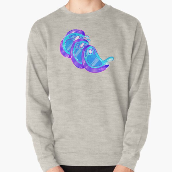 Pastel meat- blue and purple Pullover Sweatshirt