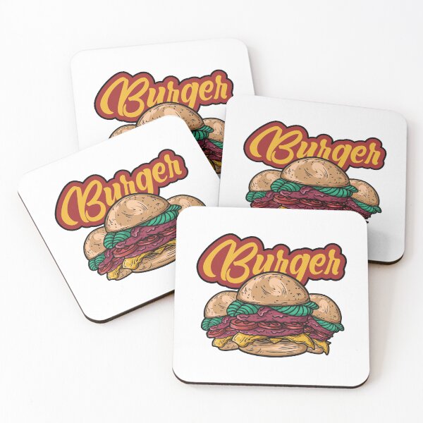 Item preview, RETRO VINTAGE BURGER ARTWORK designed and sold by attithuts.