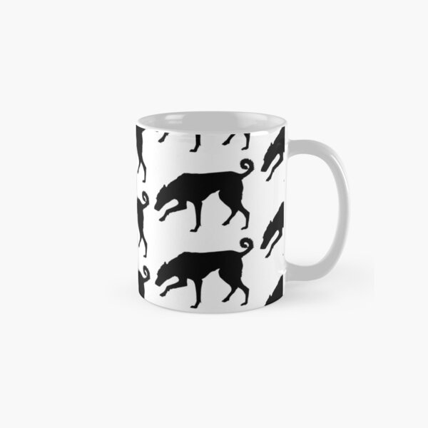 Cretan Hound Silhouette Classic Mug