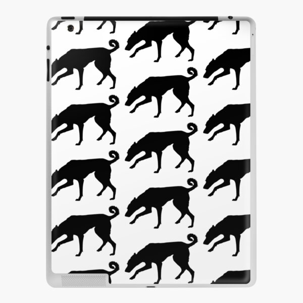 Cretan Hound Silhouette iPad Skin