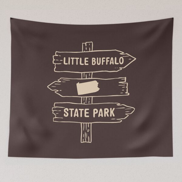 Item preview, Little Buffalo State Park - Pennsylvania State Park Wildlife PA Trail Head Marker designed and sold by palmettodigital.