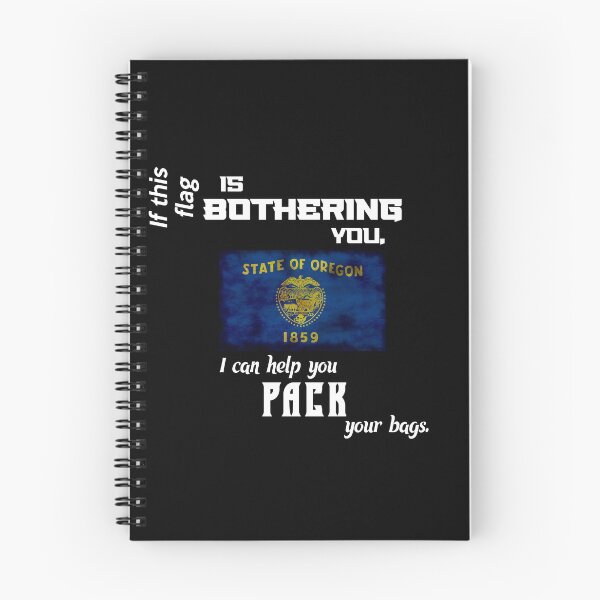 Item preview, Oregon Flag - pack your bags designed and sold by 2Girls1Shirt.