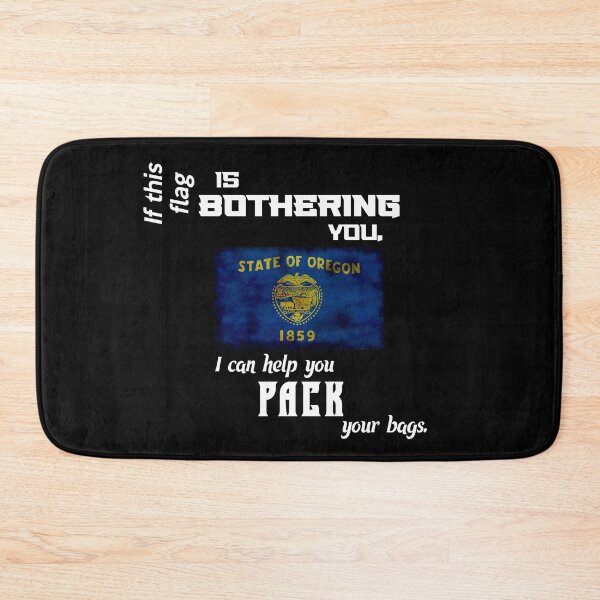 Item preview, Oregon Flag - pack your bags designed and sold by 2Girls1Shirt.