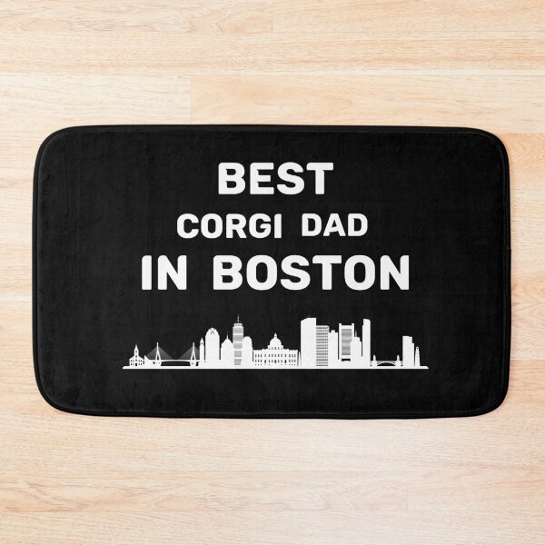 Item preview, Corgi Dad - Boston - Best Dad - Skyline designed and sold by Beyond Words.