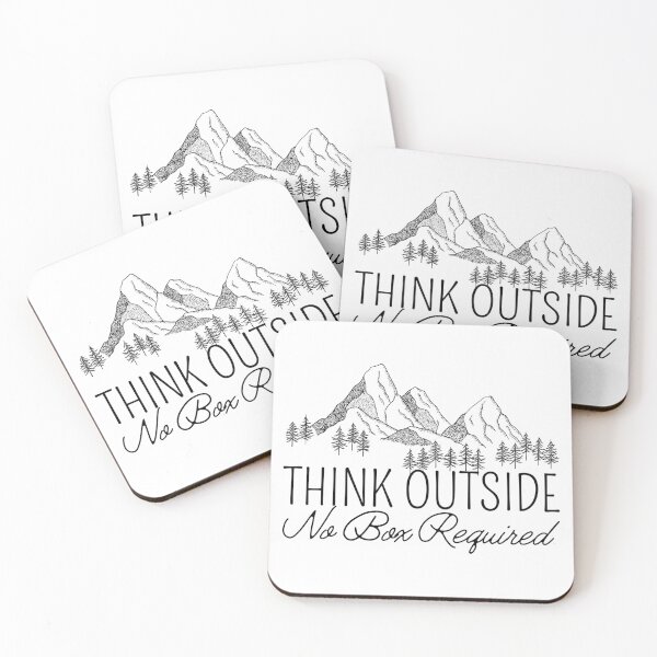 Item preview, Think Outside No Box Required designed and sold by SweetAndSpice.