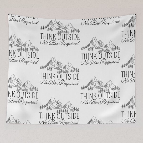 Item preview, Think Outside No Box Required designed and sold by SweetAndSpice.