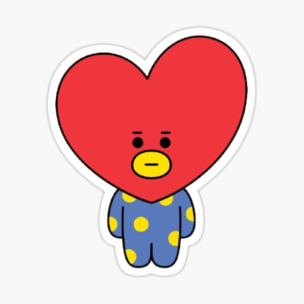 Bt21 Tata Stickers For Sale | Redbubble