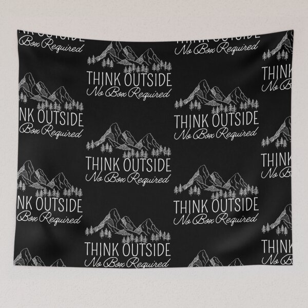 Item preview, Think Outside No Box Required designed and sold by SweetAndSpice.