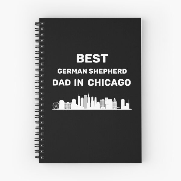 Item preview, German Shepherd Dad - Chicago - Best Dad - Skyline designed and sold by Beyond Words.