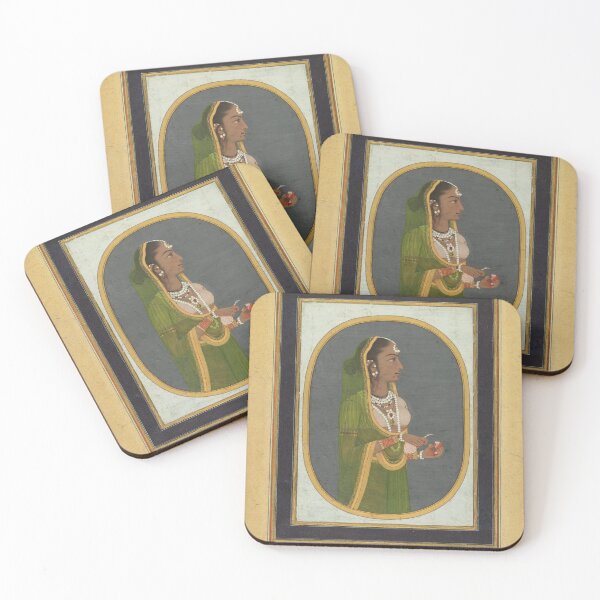 Item preview, Court Lady Pouring Wine designed and sold by HinduArtGallery.