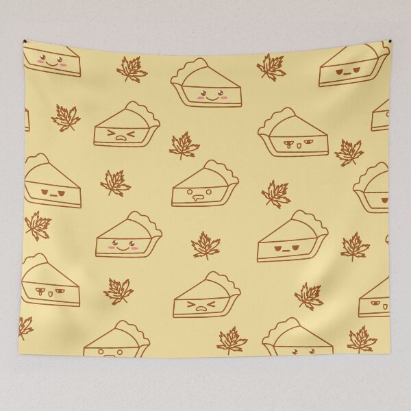 Item preview, Cute Kawaii Pumpkin Pie Design - Japanese Style designed and sold by SnazzyStyles.