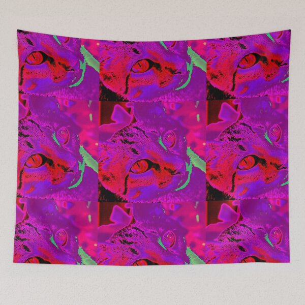 Item preview,  pink autistic cat 9 designed and sold by madelynhatter.