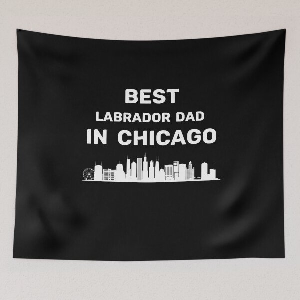 Item preview, Labrador Dad - Chicago - Best Dad - Skyline designed and sold by Beyond Words.