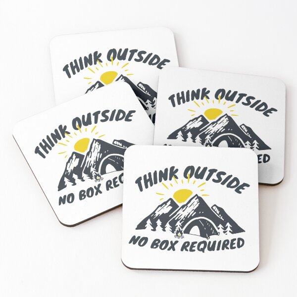 Item preview, Think Outside No Box Required designed and sold by SweetAndSpice.