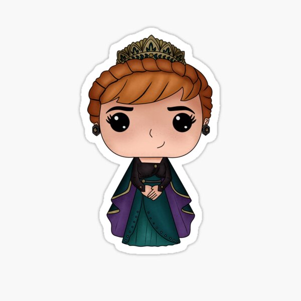 Aperçu de l'œuvre  Reine Anna congelée créée et vendue par ShineSunDrawing.