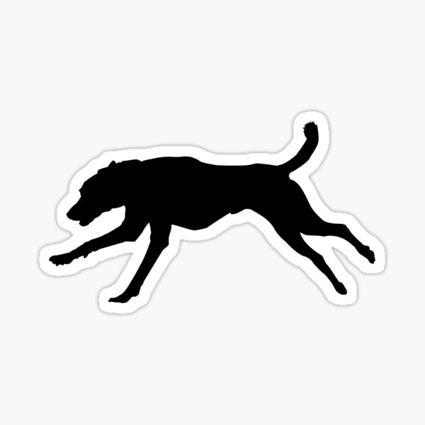Running Dog Cretan Hound Sticker