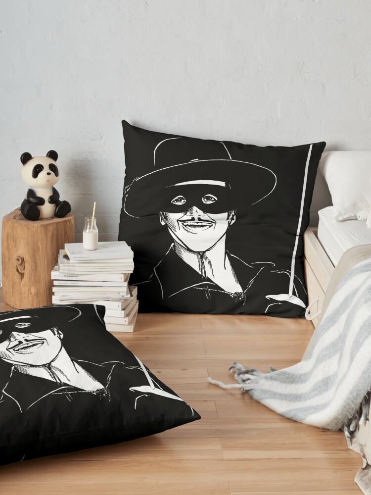 Alternate view of Zorro - George Floor Pillow