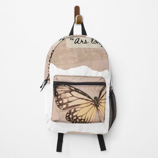 Item preview, Latin Quote Vintage Butterfly Collage "Art is long, life is short." designed and sold by sdarkacademia.