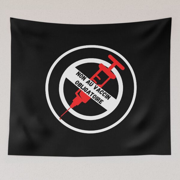 Item preview, Non au vaccin obligatoire designed and sold by Rrrainbow.