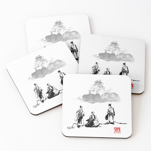 Item preview, three samurais designed and sold by pechane.