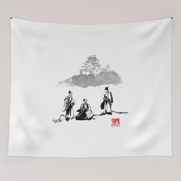 Item preview, three samurais designed and sold by pechane.
